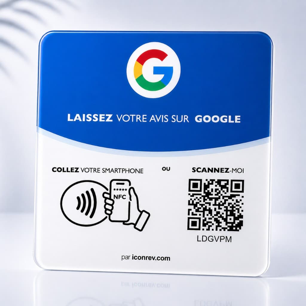 1 Plaque QR + NFC — view 1