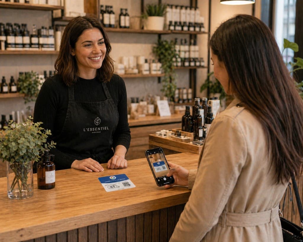 Élodie V. · Boutique d'huiles essentielles
